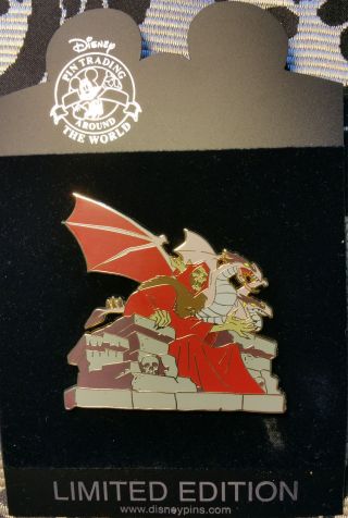 Disney Horned King W/ Gwythaints Black Cauldron 25th Anniversary Le 100 Pin