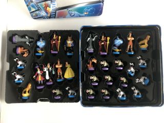 Disney Chess Collector’s Edition Heroes Vs Villains - 32 Figurines,  Board,  Tin