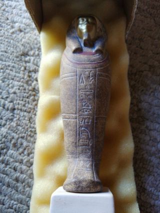Shabti Of Iwi Replicathe British Museum London Egyption Mummy Boxin