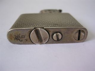 Sterling SILVER Cigarette Lighter circa 1929 12