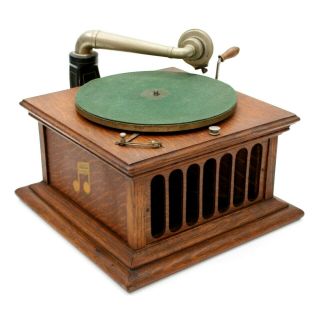 Parts/repair Antique Columbia Graphophone Lyric Vtg Phonograph Record Player