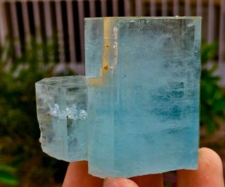 WoW 850 C.  T Top Class Damage Terminated Blue Color Aquamarine Crystal 2