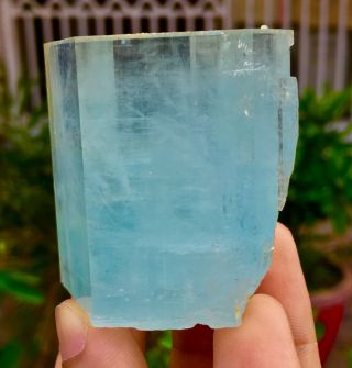 WoW 850 C.  T Top Class Damage Terminated Blue Color Aquamarine Crystal 4