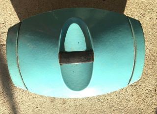Le Creuset Bakeware 1950s Loewy Streamline Design Rare Authentic 45 Teal Green