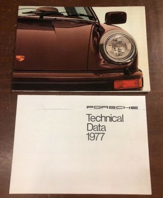 1977 Porsche 911s Turbo Carrera Dealer Brochure Car Sales Estate Find 77
