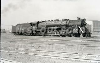 B&w Negative - Nationales De Mexico Ndem 3053 Steam 4 - 8 - 4 Valle 1961