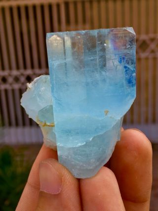 WoW 439 C.  T Top Class Damage Terminated Blue Color Aquamarine Crystal 2