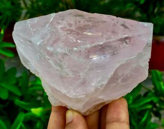 1608 C.  T Top Class Damage Terminated Pink Color Morganite Crystal 4