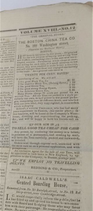 1848 Anti - Slavery Newspaper 