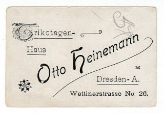 1910 The Post in Korea,  Antiqe German Tradecard 2