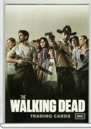2011 Cryptozoic Walking Dead Season 1 P1 Promo Card Amc