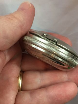 Antique FOLMER & SCHWING Pocket Watch Shaped Pocket Lighter - Cap Mechanism 1891 11