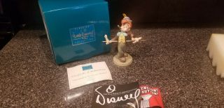 Wdcc Walt Disney Screwball In The Corner Pocket Lampwick Pinocchio W/ Box &