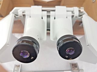 Leica WILD HEERBRUGG ST4 Mirror Stereoscope w/ Dietzgen Parallax Bar & Wood Case 4