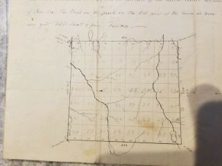 1822 LAND DEED Wright SCHENECTADY NY Survey MAP 7