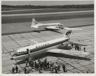 Large Vintage Photo - Mohawk Airlines Bac 1 - 11