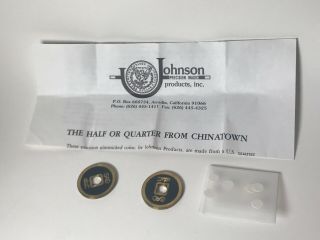 Scarce Vintage Silver Walking Liberty Chinatown Half By Johnson Coin Magic Trick 3