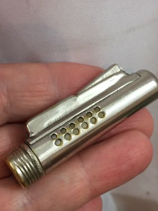 Vintage Unusual Tube Shaped Pocket Lighter - Germany
