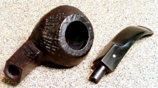 DUNHILL - Shell Briar 42081 Rhodesian - Smoking Estate Pipe / Pfeife 7