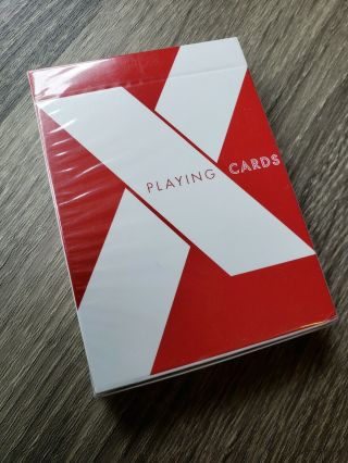Red X Deck By Penguin Magic,  Rare,  Never Available To Public,  Cond