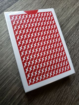 Red X Deck By Penguin Magic,  Rare,  Never Available To Public,  Cond 2