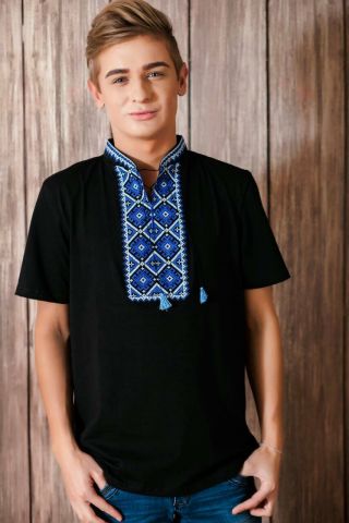 Ukrainian Embroidered Tee - Shirt For Man Sorochka Vyshyvanka Of Cotton,  8 Models