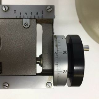 Gaertner Scientific Traveling Microscope - Precision Comparator - Filar Eyepiece 7