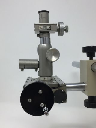 Gaertner Scientific Traveling Microscope - Precision Comparator - Filar Eyepiece 8