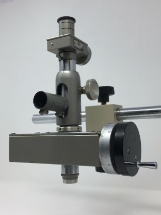 Gaertner Scientific Traveling Microscope - Precision Comparator - Filar Eyepiece 9