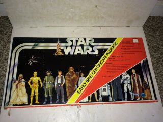 Vintage 1977 Rare Htf Star Wars Early Bird Certificate Package,  Kenner,  No.  38140