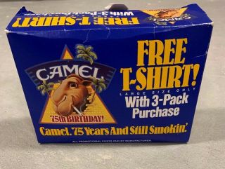 Vintage Rare Dswt Joe Camel Cigarette Advertising T - Shirt