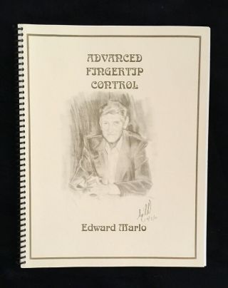 Edward Marlo Card Magic Advanced Fingertip Control Limited Edition Ed Marlo Rare