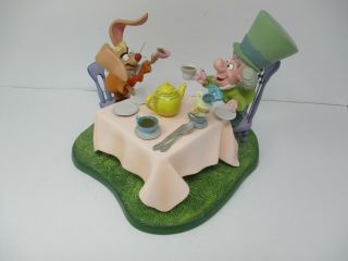 Wdcc Disney Classics " A Very Merry Unbirthday " Mad Hatter Box W/