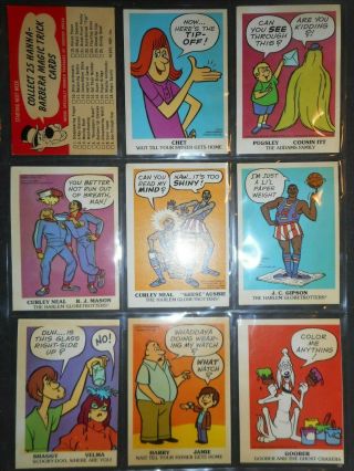 1975 Wonder Bread Magic Trick Cards Complete Set (25),  Rare Checklist Card