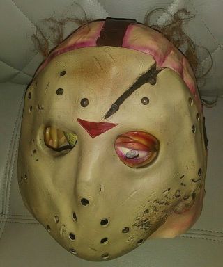 Jason Voorhees Friday The 13th Horror Mask Halloween 2000/2001 Don Post Rare