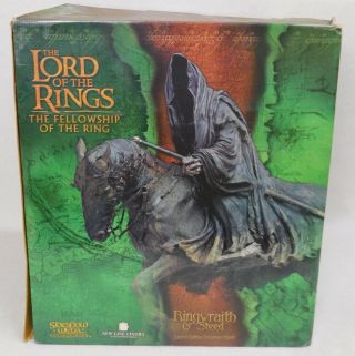 Lotr Lord Of The Rings Sideshow Weta Large Ringwraith On Steed Horse 8701 Figure