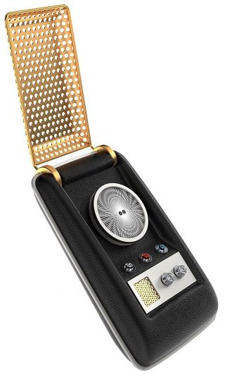 Star Trek: Tos Bluetooth Communicator - Cell Phone Handset And Speaker - With