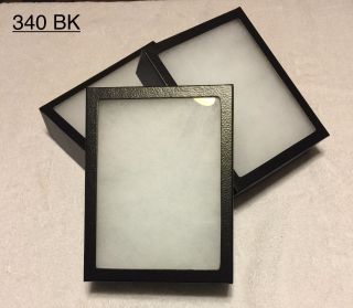 340 (10) Riker Mount Display Case Shadow Box Frame Tray 8 " X 6 " X 2 "