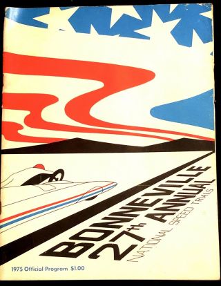 1975 Bonneville 27th Annual National Speed Trials Program
