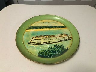 Vintage St.  Louis Admiral Boat Collectible Plate