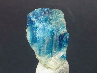 Large Blue Euclase Crystal From Zimbabwe - 14.  1 Carats - 0.  7 "