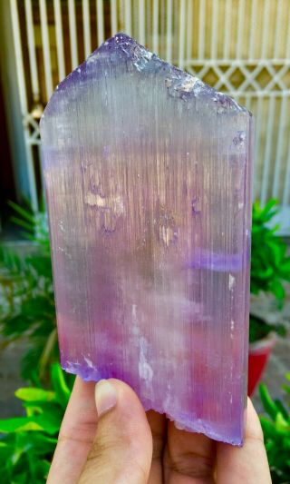 1953 C.  T Top Quality Damage Terminated Pink Color Kunzite Crystal 3