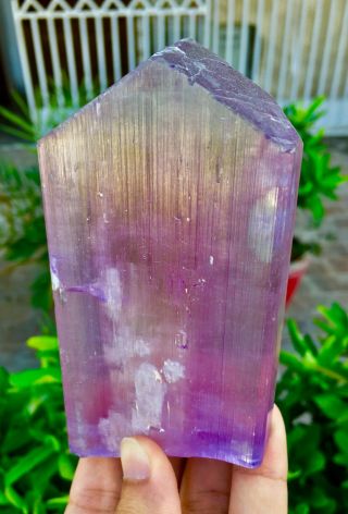 1953 C.  T Top Quality Damage Terminated Pink Color Kunzite Crystal 4