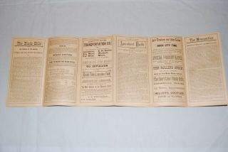 Dakota southern Railroad brochure land 1870 ' s 2