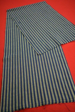 Xa12/85 Vintage Japanese Fabric Cotton Antique Boro Patch Indigo Blue Shima 59 "