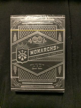 Now You See Me 2 Monarch Theory11 Playing Cards Limited Edition