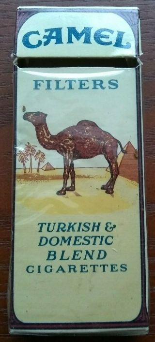 Vintage Empty Camel 4 Cigarette Pack Complimentary Item Made In Usa Rare