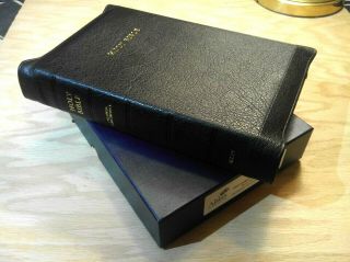 First Edition R.  L.  Allan 53c Kjv Longprimer Black Highland Goatskin Bible