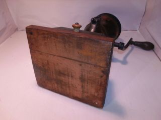 Antique Enterprise Mfg Co No.  1 Cast Iron Coffee Grinder 1870 ' s Phila PA 8