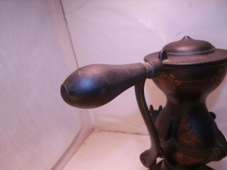 Antique Enterprise Mfg Co No.  1 Cast Iron Coffee Grinder 1870 ' s Phila PA 9